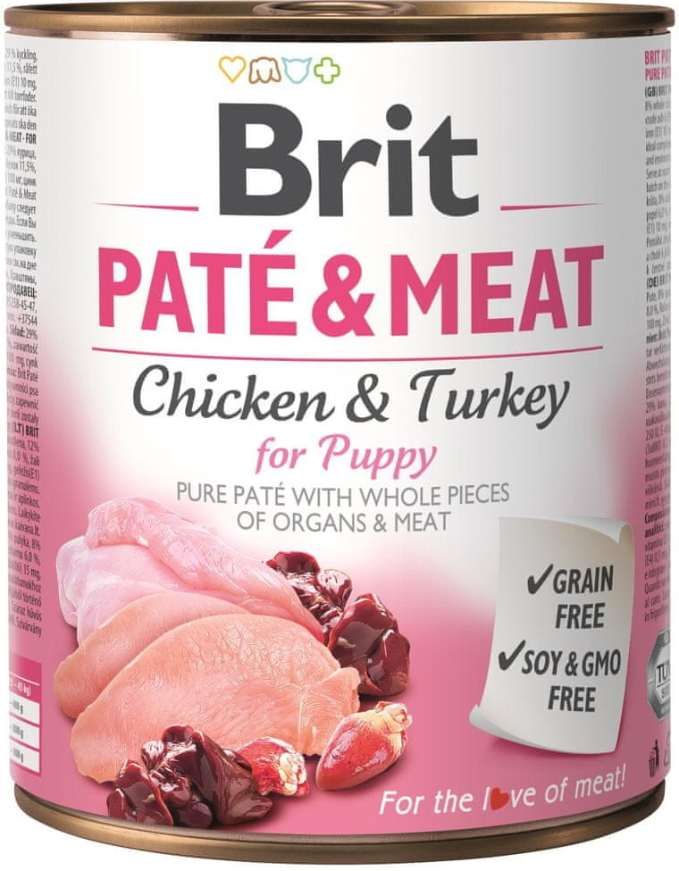 Brit Paté & Meat Puppy 6 x 800 g