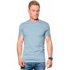 Ombre Clothing Pánske basic tričko Elis světle modrá M