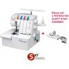 Overlock JANOME 744D + Patka na slepý steh