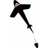 Ecoline šarkan Shark Kite 5 ' Rozpätie 1500 mm; 102201
