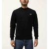 Fred Perry Mikiny Fp Crew Neck Sweatshirt Čierna