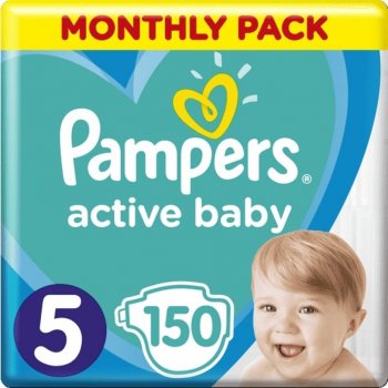 Pampers Active Baby 5 150 ks od 38,89 € - Heureka.sk