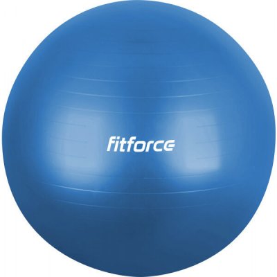 Fitforce GYM ANTI BURST 55 Gymnastická lopta, modrá, 55
