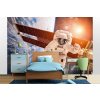 Samolepiaca vliesová fototapeta Astronaut nad Zemou 375 x 250 cm