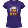 Akciové Dámske Tričko Soft-Style Gildan - Pivný dizajn - Na zdravie - Purple - XL - Dámske