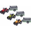 Wiky Kovový Traktor s ohrádkou 19cm žltá