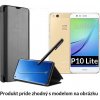 Otváracie Púzdro Luxria Clear View pre Huawei - Čierne pre Huawei: P10 Lite