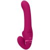 Vive AI ružové strapless strap-on dildo s tlakovým om 23,5 x 4,2 cm