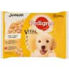 Pedigree Vital Protection Junior s kuracím mäsom a ryžou s hovädzim mäsom a ryžou v aspiku 4 x 100 g