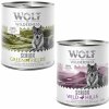 Výhodné balenie Wolf of Wilderness Senior 12 x 800 g - miešané balenie