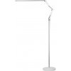 Kozmetická pracovná lampa LED All4Light Lashes Line 2 na statíve strieborná