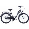 KOZBIKE Mestský bicykel K14 1 prevodový Čierny 26