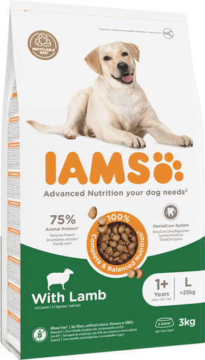 Iams For Vitality Adult Large Breed Lamb s jahňacím mäsom 3 kg