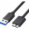 Kábel USB 3.0 A na Micro B pre externý pevný disk HDD 2m