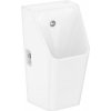 Hansgrohe EluPura Original Q - Pisoár 600/300 so zadným prívodom vody a spodným/zadným odtokom, bez okraja, SmartClean, biela 61183450