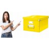 LEITZ Stredná škatuľa Click & Store žltá (ES604416)