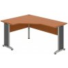 OFFICE PRO s.r.o. HOBIS kancelársky stôl pracovný tvarový, ergo pravý - CEV 60 P, čerešňa