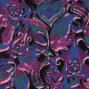 Strima Viscose/EA Jersey Print - Gothic, Cyclam