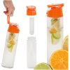 Fľaša na nápoje s ovocím 800ml oranžová