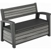 KETER DECO GARDEN BENCH 227L Úložná lavica, 133 x 61 x 89 cm, sivá 17213853