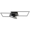 Stropný ventilátor s LED osvetlením Castelo, 55 W, 90 × 28 × 14,5 cm, čierny, 67243-30BF