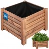 KOTARBAU drevený kvetináč 38x38x30 cm borovicové drevo hnedý