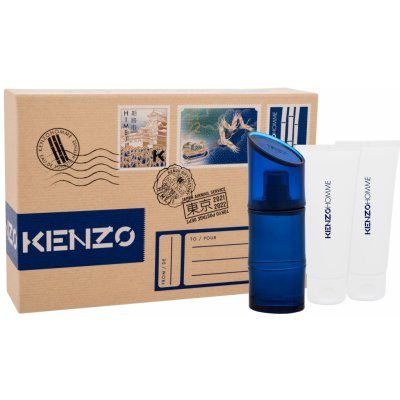 Kenzo Homme EDT intense 60 ml + sprchový gél 2 x 75 ml darčeková sada