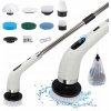 9V1 BEZDRÔTOVÁ ELEKTRICKÁ ROTAČNÁ KEFA NA ČISTENIE MOP LCD 2 prevodové stupne