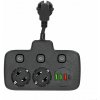 Sieťový rozbočovač vidlica 2x zásuvka s uzemnením napájacia lišta 3x USB USB-C vypínač Linea PRO Kobi