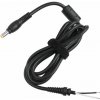 Rebel Cabletech konektor s káblom 5,5 19V 1,58A čierny KOM0260
