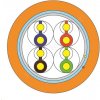 CNS Network WIREX Instalační kabel CAT5E F/UTPLSOH / B2CA 500m cívka oranžový WIC-5-FU-LB-50-OR