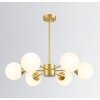 Závesná lampa Riserva LUSTER E27 so 6 svetelnými bodmi E27