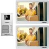 Dverný videotelefón EVOLVEO DoorPhone 20-2W - 2 drôtový videotelefón s aplikáciou pre dve domácnosti a 32GB pamäťou DP-20-2-W