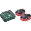 18V 5,2Ah Li Power, 2 x batéria s nabíjačkou METABO Basic Set