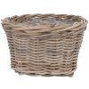 Prosperplast RATO LOW Kvetináč 26,2cm 15,8l ratan mocca DRTS265L