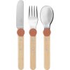 Detský príbor Opinel Le Petit Gourmet - koralová uni