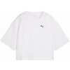 Dámske Tričko s krátkym rukávom PUMA WARDROBE ESS OVERSIZED SHORT TEE 62974302 – Biela