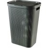 Kôš Curver® INFINITY RECYCLED 60L, antracit, 44x60x35 cm, na bielizeň, prádlo