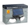 Solárny reflektor s pohybovým senzorom - otáčateľná hlava - 2 COB LED
