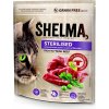 Suché krmivo pre mačky Shelma Premium bez obilnín sterilizované hovädzie mäso 750 g