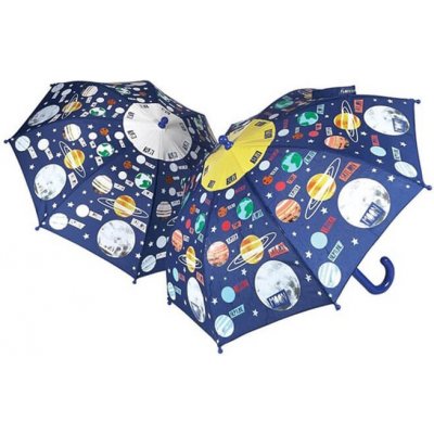 Vesmír deštník dětský měnící barvu v dešti