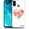Picasee silikónový prehľadný obal pre Honor 9X Lite - Veľké srdce
