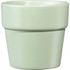 Obal na kvetináč keramický Lima Ø 7 cm matný svetlozelený