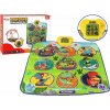 LeanToys Taneční podložka s dinosaury 90 cm x 86 cm