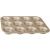 Berlinger Haus BH-1430 Forma na muffiny s nepřilnavým povrchem 12 ks zlatá 35x26,5x3cm