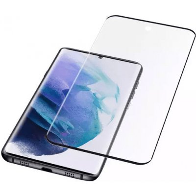 CellularLine Ochranné zaoblené tvrzené sklo pro celý displej Impact Glass pro Samsung Galaxy S23 Ultra TEMPGCUGALS23UK