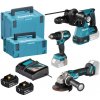 MAKITA DLX3195JX1 AKU SADA 18V DDF484+DGA504+DHR243 DLX3195JX1 SERVIS EXCLUSIVE | Rozšírenie záruky na 3 roky zadarmo