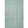 DekorStyle Stojan na kvety SILVIA 70 cm biely