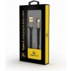 Gembird CCB-mUSB2B-AMBM-6-G Opletaný MicroUSB - USB 2.0, M/M, 1,8m, zlatý
