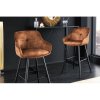 Barová stolička Euphoria 43689 Zamat - Hnedá